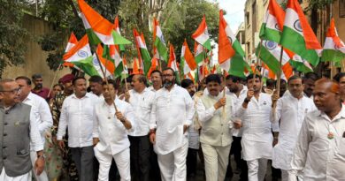 कामगार नेते यशवंतभाऊ भोसले यांच्या नेतृत्वाखालील भव्य तिरंगा रॅलीला आमदार महेशदादा लांडगे, आमदार अमित गोरखे,शहराध्यक्ष शत्रुघ्न बापू काटे यांची प्रमुख उपस्थीती