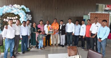 शिवप्रेमी, थेरगावचे सुपुत्र संभाजी बारणे यांचा पिंपरी-चिंचवड शहर पत्रकार संघाच्या वतीने सन्मान
