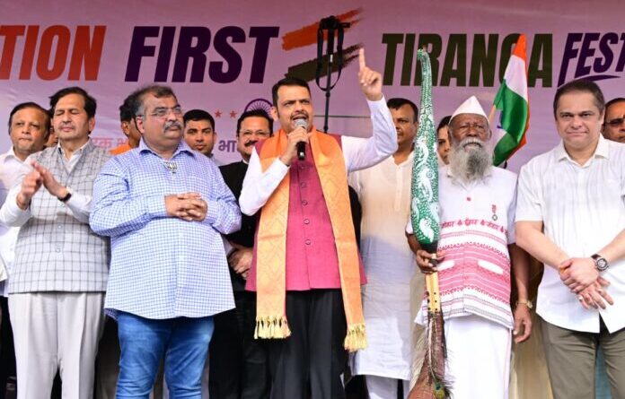 भारतीय तिरंगा यात्रा केवळ रॅली नसून देशप्रेमाची भावना – मुख्यमंत्री देवेंद्र फडणवीस