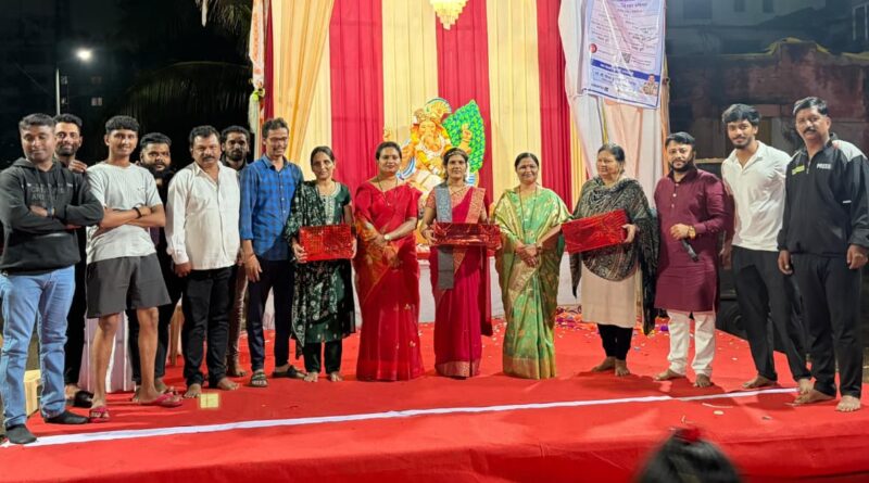 जय भवानी मित्र मंडळाच्या ‘होम मिनिस्टर’ स्पर्धेला महिलांचा उत्स्फूर्त प्रतिसाद