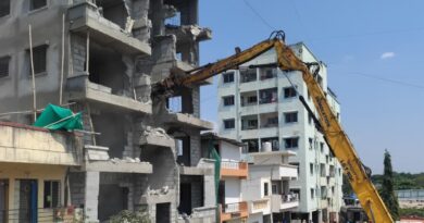 पिंपरी चिंचवड महापालिकेची पिंपळे गुरव येथील अनधिकृत बांधकामांवर कारवाई