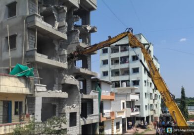 पिंपरी चिंचवड महापालिकेची पिंपळे गुरव येथील अनधिकृत बांधकामांवर कारवाई