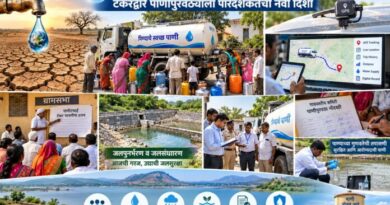 जलसुरक्षेच्या दिशेने ठोस पाऊल : टँकरद्वारे पाणीपुरवठ्याला पारदर्शकतेची नवी दिशा